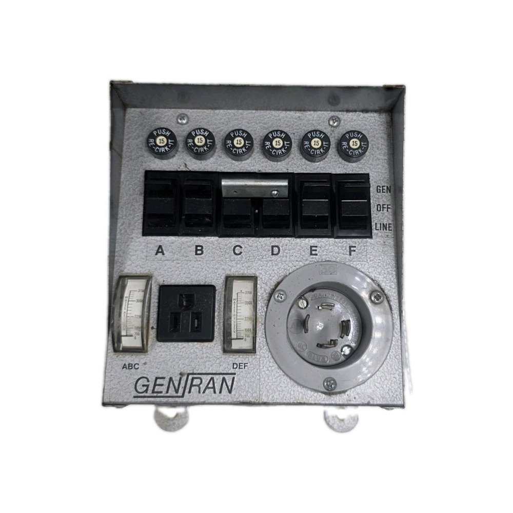 HONDA GEN-TRAN 6 CIRCUIT 20A 120/240V GENERATOR TRANSFER SWITCH FAST SHIP